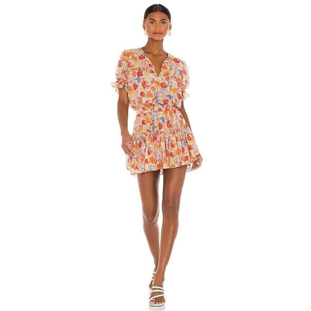 NWT Misa Los Angeles X Revolve Avani Dress in Vintage Floral $334 Small - Picture 2 of 16